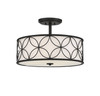 Savoy House - 6-1953-4-89 - Four Light Semi-Flush Mount - Reid - Matte Black