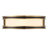 Savoy House - 6-1822-4-143 - Four Light Flush Mount - Alberti - Matte Black with Warm Brass