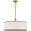 Visual Comfort Signature - TOB 5011HAB-L/BT - Two Light Pendant - Reed - Hand-Rubbed Antique Brass