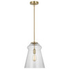 Generation Lighting. - P1459SB - One Light Pendant - Loras - Satin Brass