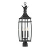 Savoy House - 5-769-BK - Three Light Outdoor Post Lantern - Montpelier - Matte Black