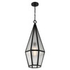 Savoy House - 5-706-BK - One Light Outdoor Hanging Lantern - Peninsula - Matte Black