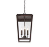 Savoy House - 5-549-13 - Four Light Outdoor Hanging Lantern - Milton - English Bronze