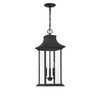 Savoy House - 5-453-BK - Three Light Outdoor Pendant - Hancock - Matte Black