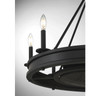 Savoy House - 39-FD-124-89 - Eight Light Fan D'lier - Lyon - Matte Black