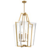 Savoy House - 3-9950-4-322 - Four Light Pendant - Farell - Warm Brass