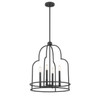 Savoy House - 3-6612-4-89 - Four Light Pendant - Diplomat - Matte Black