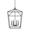 Savoy House - 3-422-6-44 - Six Light Pendant - Townsend - Classic Bronze
