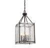 Savoy House - 3-3041-4-13 - Four Light Foyer Pendant - Glenwood - English Bronze