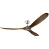 Visual Comfort Fan - 3MAVR70BS - 70Ceiling Fan - Maverick - Brushed Steel