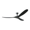 Visual Comfort Fan - 3MAVR70BKBK - 70Ceiling Fan - Maverick - Matte Black