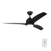 Visual Comfort Fan - 3AVLCR54MBKD - 54Ceiling Fan - Avila - Midnight Black