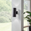 Kichler - 9246BK - Two Light Outdoor Wall Mount - Black