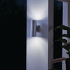 Kichler - 9244BA - Two Light Outdoor Wall Mount - Brushed Aluminum