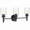 Kichler - 55185BK - Three Light Vanity - Madden - Black