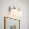 Kichler - 55150CH - Two Light Bath - Hex - Chrome