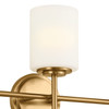 Kichler - 55142BNB - Three Light Bath - Ali - Brushed Natural Brass