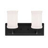 Kichler - 55130BKT - Two Light Bath - Vetivene - Textured Black