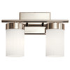Kichler - 55111PN - Two Light Bath - Ciona - Polished Nickel