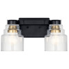 Kichler - 55011BK - Two Light Bath - Vionnet - Black