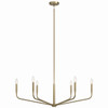 Kichler - 52719CPZ - Six Light Chandelier - Madden - Champagne Bronze