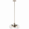 Kichler - 52700PNCLR - Three Light Chandelier - Silvarious - Polished Nickel
