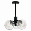 Kichler - 52700BK - Three Light Chandelier - Silvarious - Black