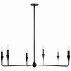Kichler - 52690BK - Six Light Chandelier - Alvaro - Black
