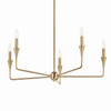Kichler - 52689CPZ - Five Light Chandelier - Alvaro - Champagne Bronze