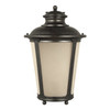 Generation Lighting. - 88244-780 - One Light Outdoor Wall Lantern - Cape May - Burled Iron