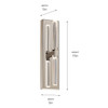 Kichler - 52671PN - LED Wall Sconce - Sycara - Polished Nickel