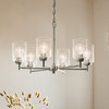 Kichler - 52616NI - Six Light Chandelier - Winslow - Brushed Nickel