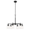 Kichler - 52616BK - Six Light Chandelier - Winslow - Black