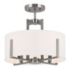 Kichler - 52591CLP - Four Light Semi Flush Mount - Malen - Classic Pewter