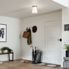 Kichler - 52585CPZ - One Light Flush Mount - Albers - Champagne Bronze