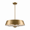 Kichler - 52543BNB - Four Light Pendant/Semi Flush Mount - Luella - Brushed Natural Brass