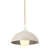 Kichler - 52476GRG - One Light Pendant - Fira - Greige