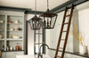 Kichler - 52474BKT - Two Light Pendant - Dame - Textured Black