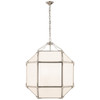 Visual Comfort Signature - SK 5009PN-WG - Three Light Lantern - Morris - Polished Nickel