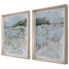 Uttermost - 41454 - Framed Prints, Set/2 - Far Away View - Champagne Silver