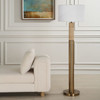 Uttermost - 30294 - One Light Floor Lamp - Knox - Antique Brass