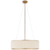 Visual Comfort Signature - S 5440HAB-L - Four Light Pendant - Palati - Hand-Rubbed Antique Brass