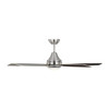 Generation Lighting. - 5LWDR52BSD - 52" Ceiling Fan - Lowden - Brushed Steel