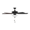 Generation Lighting. - 5COM52MBKD-V1 - 52" Ceiling Fan - Colony - Midnight Black
