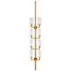 Visual Comfort Signature - KW 2204AB-CRG - Eight Light Wall Sconce - Liaison - Antique-Burnished Brass
