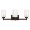 Generation Lighting. - 4437303EN3-710 - Three Light Wall / Bath - Elmwood Park - Bronze