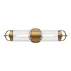 Alora - WV461102AG - Two Light Wall Sconce - Lancaster - Aged Gold