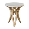Uttermost - 25437 - Accent Table - Marnie - Mixed Woods With An Natural Ivory