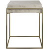 Uttermost - 25100 - Accent Table - Inda - Brushed Brass