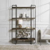 Uttermost - 24970 - Etagere - Stilo - Dark Brushed Pewter